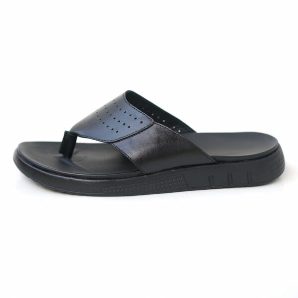 Genuine Leather Casual Outdoor Sandal - Black