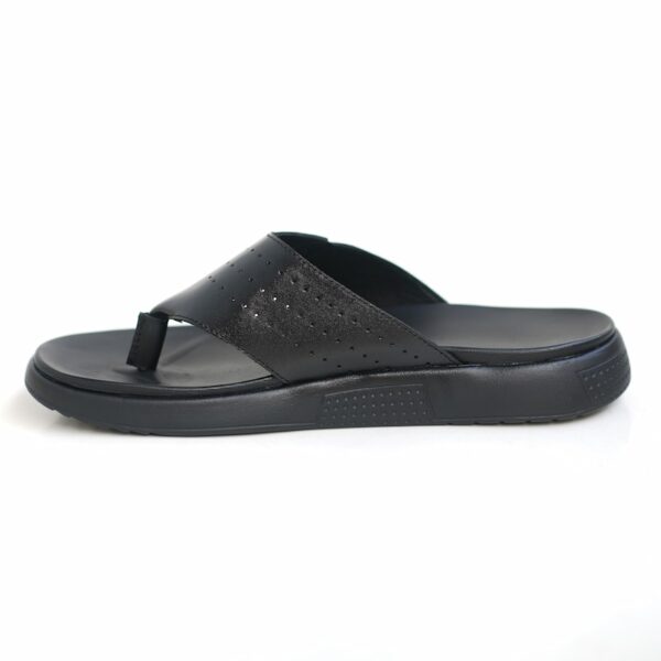 Genuine Leather Casual Outdoor Sandal - Black