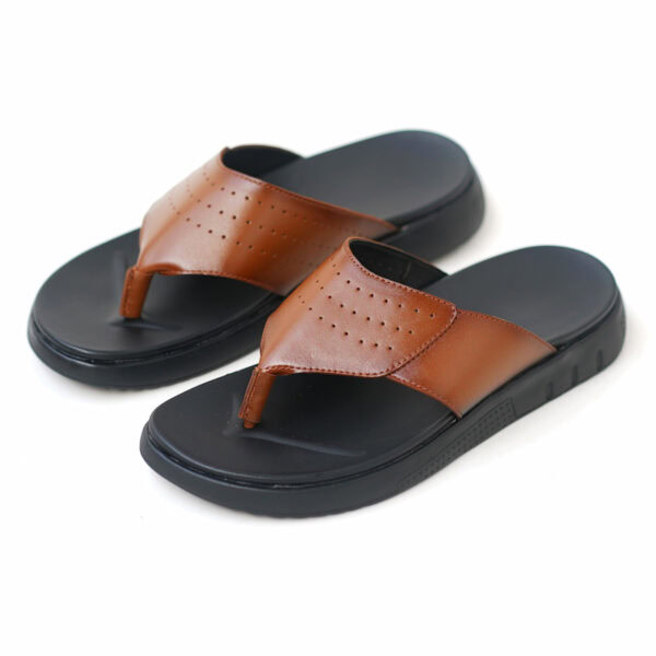 Genuine Leather Casual Outdoor Sandal - Brown