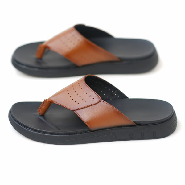 Genuine Leather Casual Outdoor Sandal - Brown