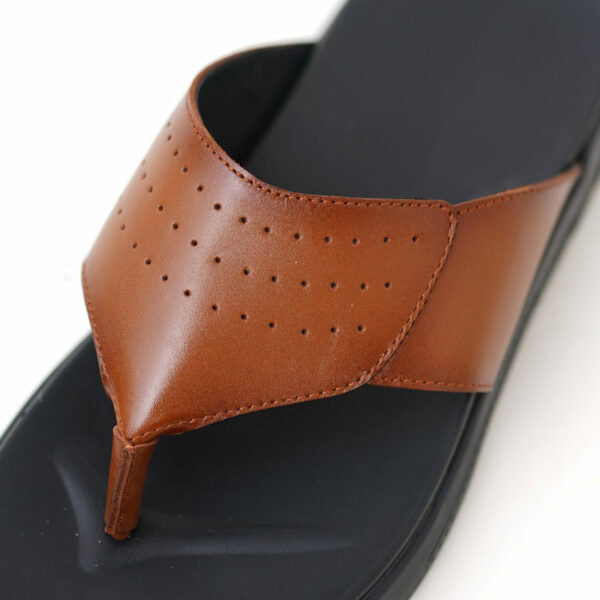 Genuine Leather Casual Outdoor Sandal - Brown