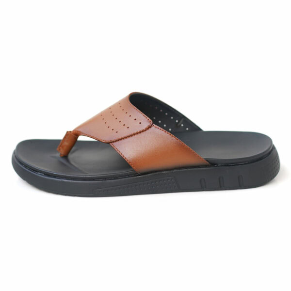 Genuine Leather Casual Outdoor Sandal - Brown