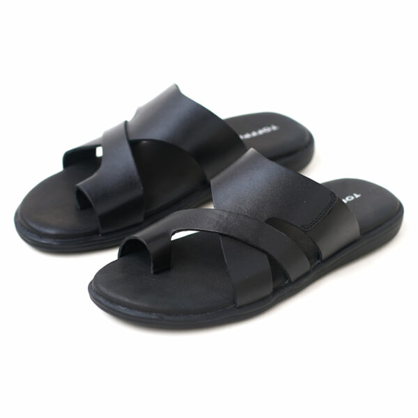 All-Match Comfortable Soft Leather Sandal - Black