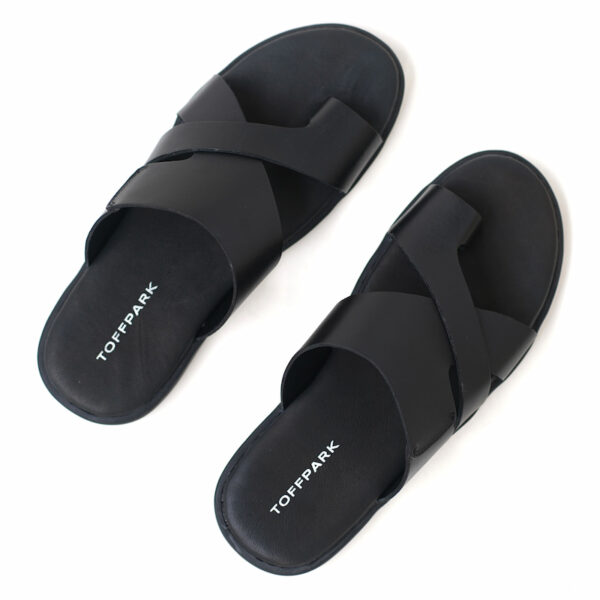 All-Match Comfortable Soft Leather Sandal - Black