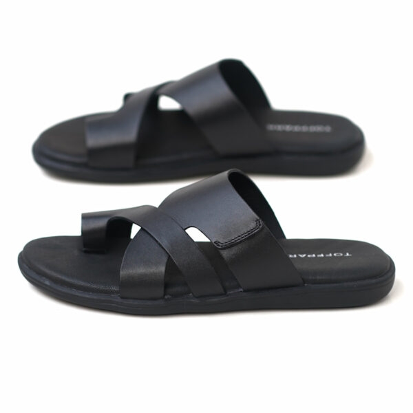 All-Match Comfortable Soft Leather Sandal - Black