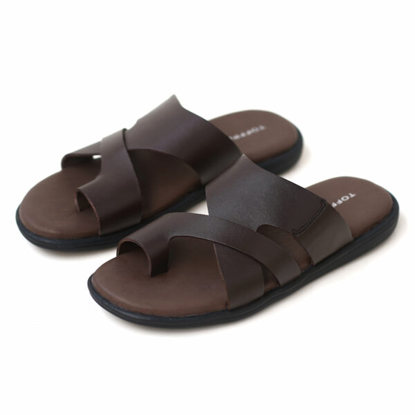 All-Match Comfortable Soft Leather Sandal - Chocolate