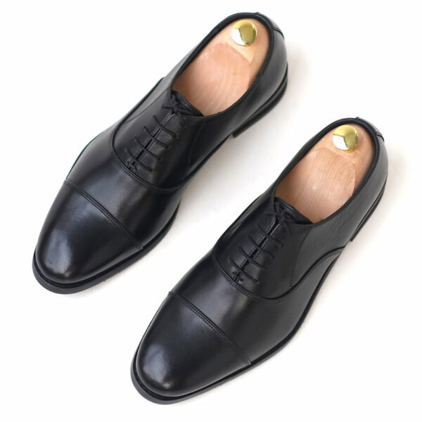 Business Class Cozy Leather Formal Shoe – Black