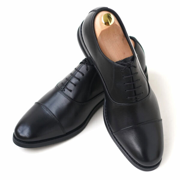 Business Class Cozy Leather Formal Shoe – Black