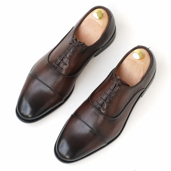 Oxford Style Premium Leather Formal Shoe - Brown