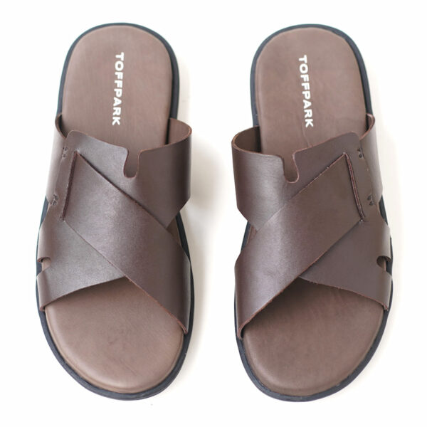 Soft Surface Summer Time Leather Sandal - Chocolate