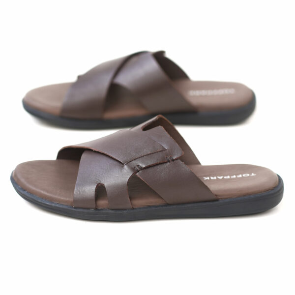 Soft Surface Summer Time Leather Sandal - Chocolate