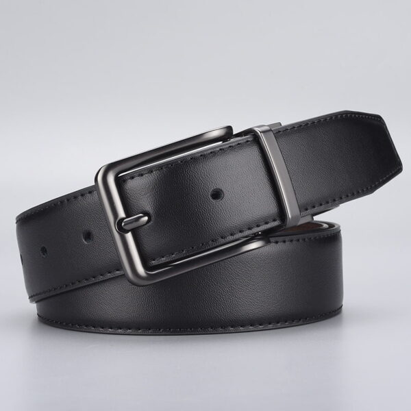 Double Sided Rotating Pin Buckle Casual Belt