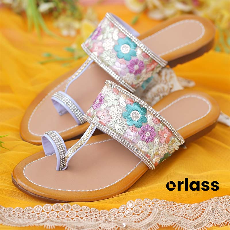 Orlass Medallion Kolhapuri Sandal - Brown