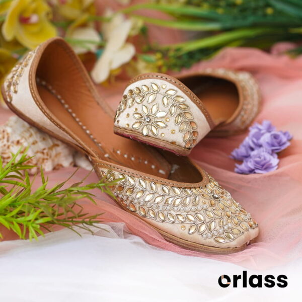 Orlass Punk Rock Ethnic Jutti - Golden