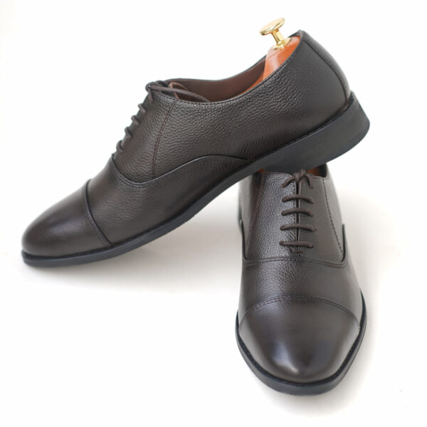 Oxford Style Premium Leather Formal Shoe - Dark Brown