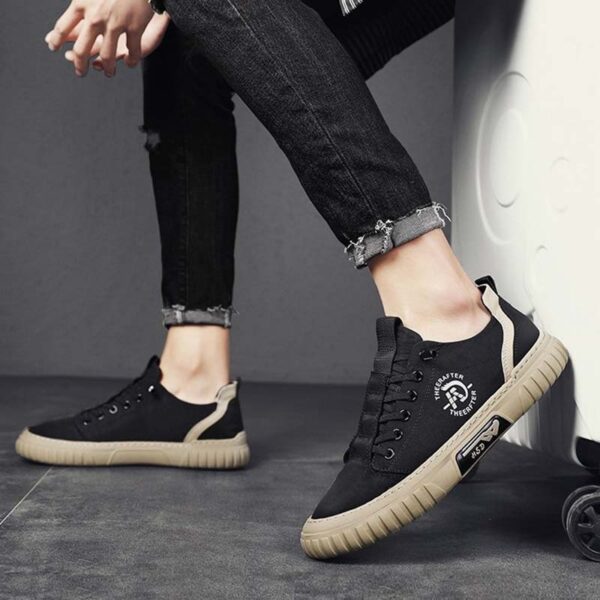 Cross Border Breathable Lazy Casual Shoe - Black