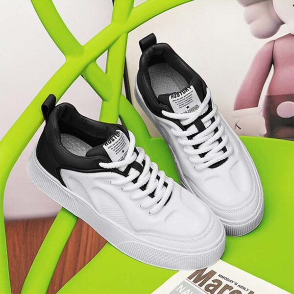 Spring Trend Non-slip Versatile Casual Shoe - White Black