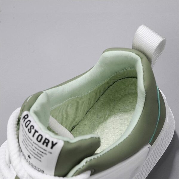 Spring Trend Non-slip Versatile Casual Shoe - White Green