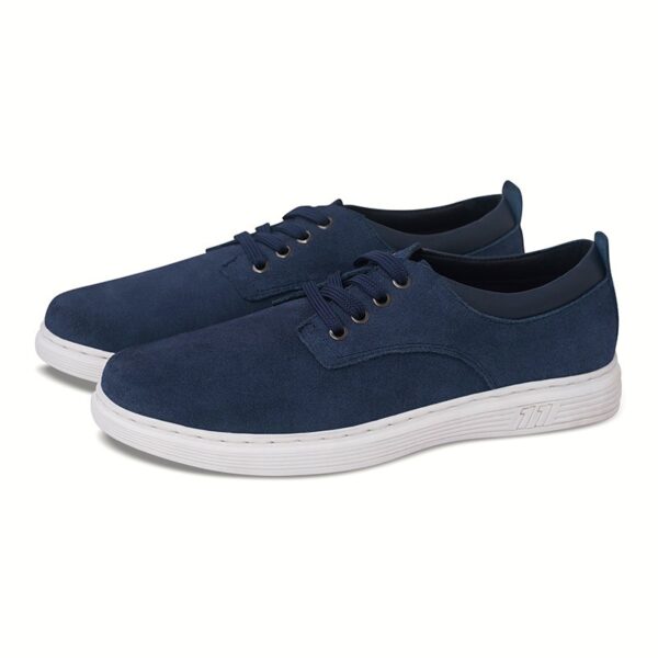All Match Outdoor Leather Casual Shoe – Blue