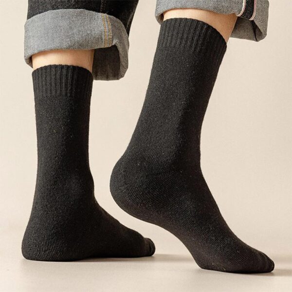 Antibacterial Thick Sports Long Socks – Mixed Color (5 Pair)