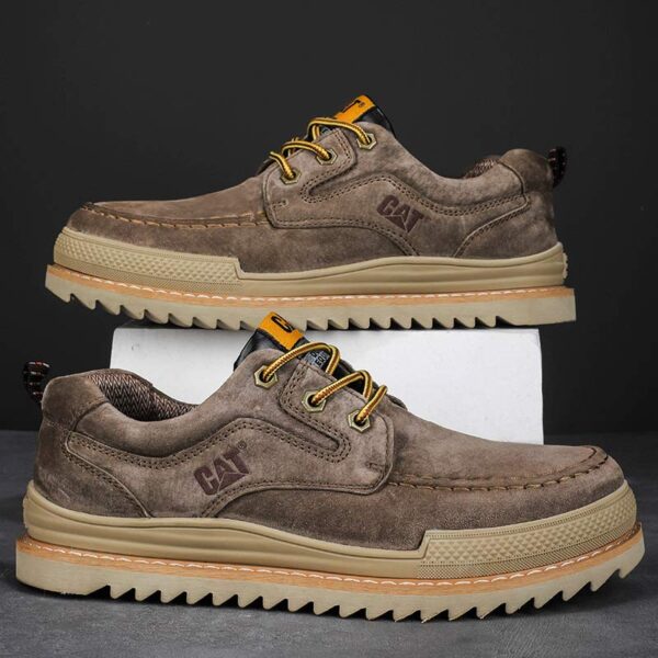 Autumn Trend Suede Leather Martin Boot - Coffee