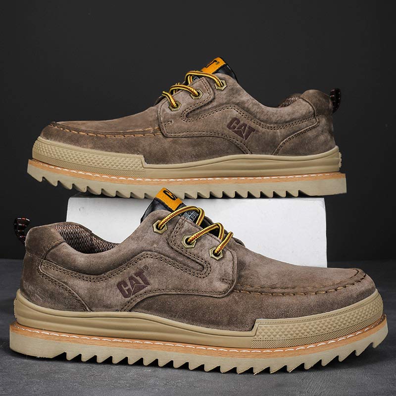 Autumn Trend Suede Leather Martin Boot - Coffee