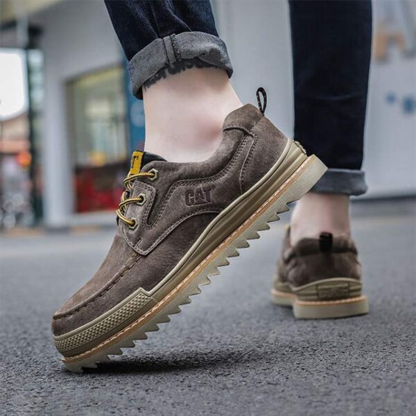 Autumn Trend Suede Leather Martin Boot - Coffee