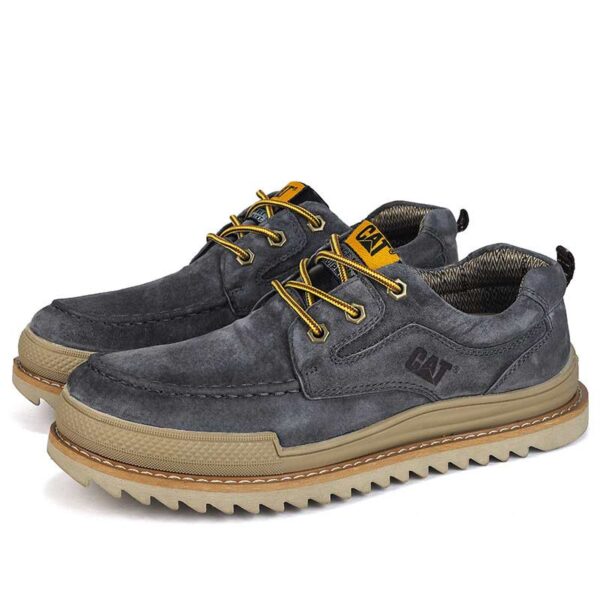 Autumn Trend Suede Leather Martin Boot - Gray