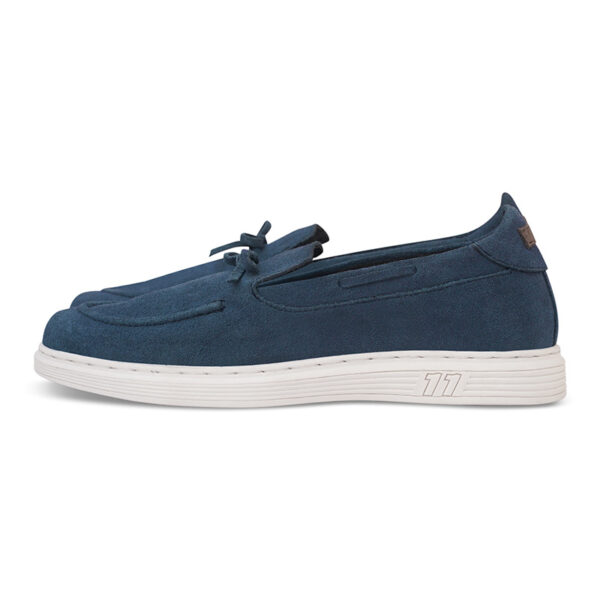 Korean Style Versatile Suede Leather Loafer - Blue