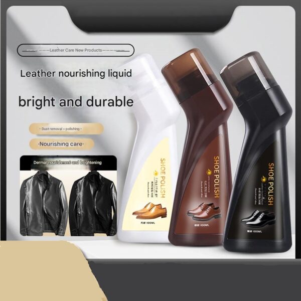 Premium Leather bottled Liquid Shoe Polish