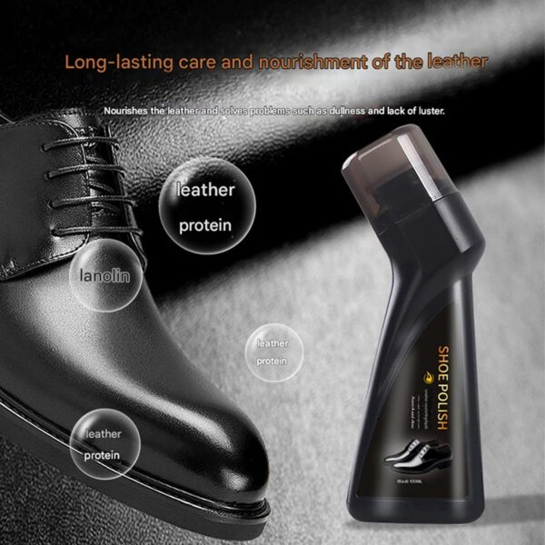 Premium Leather bottled Liquid Shoe Polish