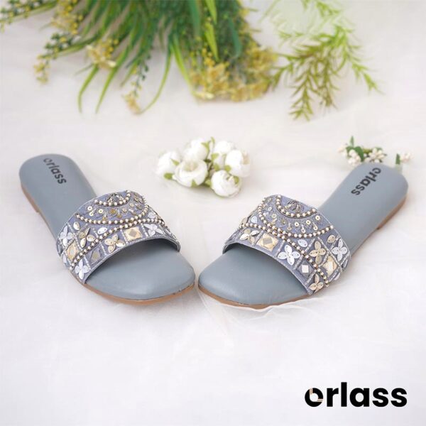 Orlass Nazree Ethnic Slider - Blue