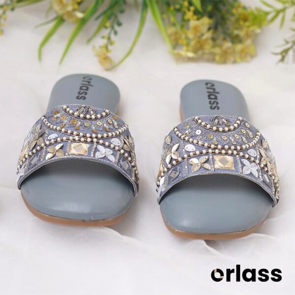 Orlass Nazree Ethnic Slider - Blue