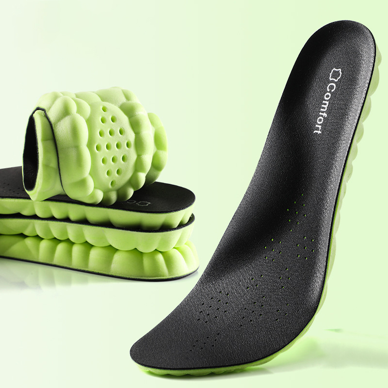 Comfortable Sweat Absorbent Shoe Insole - Black