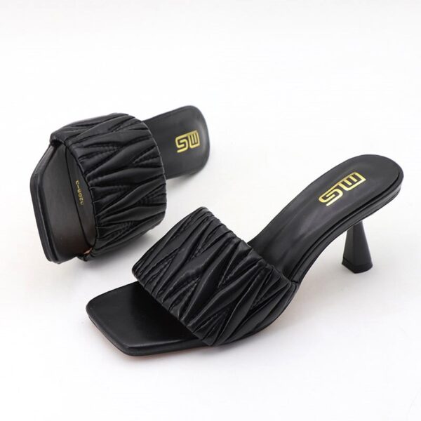 Cross Border Soft Naive High Heel - Black