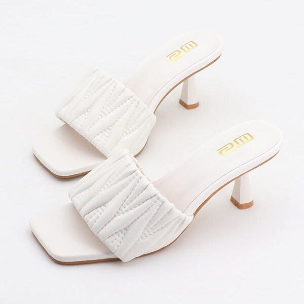 Cross Border Soft Naive High Heel - White