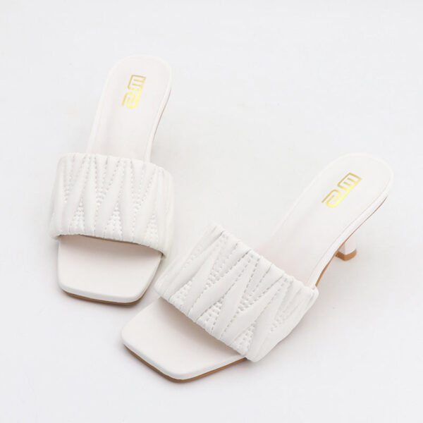 Cross Border Soft Naive High Heel - White