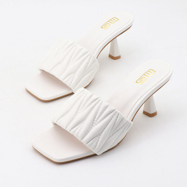 Cross Border Soft Naive High Heel - White