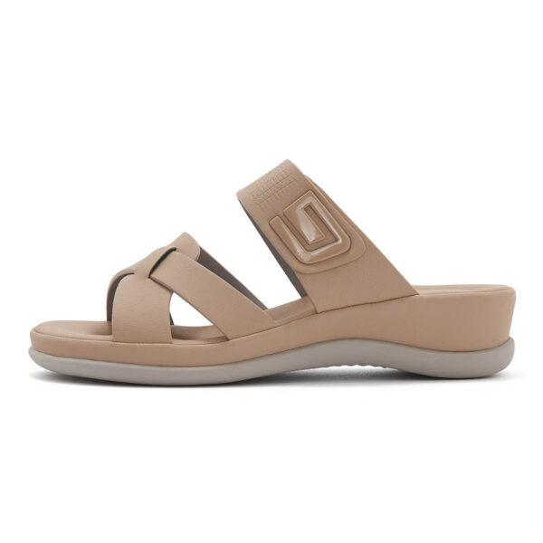 Cross Border Thick-soled Comfortable Sandal - Apricot