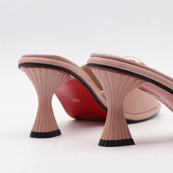 Round Toe Comfortable Versatile High Heel - Pink