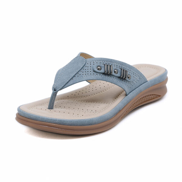 Soft Bottom Leisure Flip-flop Sandal - Blue