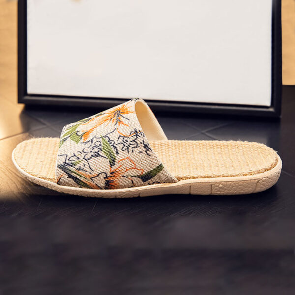 Summer Trend Non-slip Fabric Indoor Slider - Orange