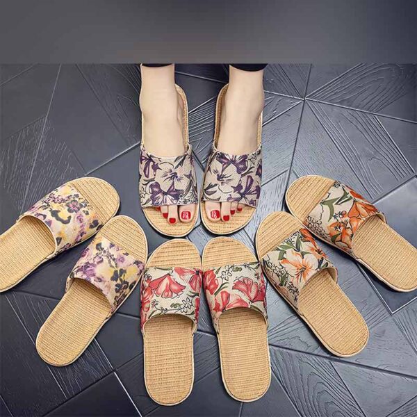 Summer Trend Non-slip Fabric Indoor Slider - Red