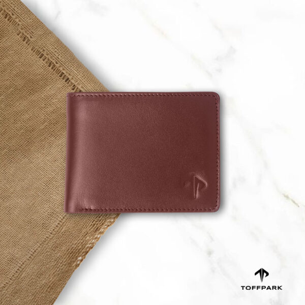 TOFFPARK Multi Slot Leather Bi-fold Wallet – Red Wine