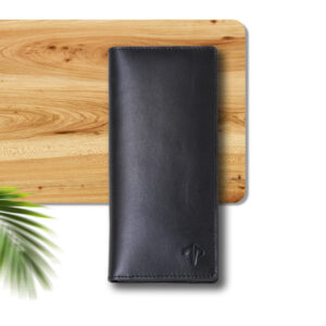 TOFFPARK Multipurpose Leather Long Wallet – Black