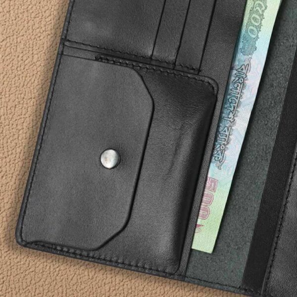 TOFFPARK Multipurpose Leather Long Wallet – Black
