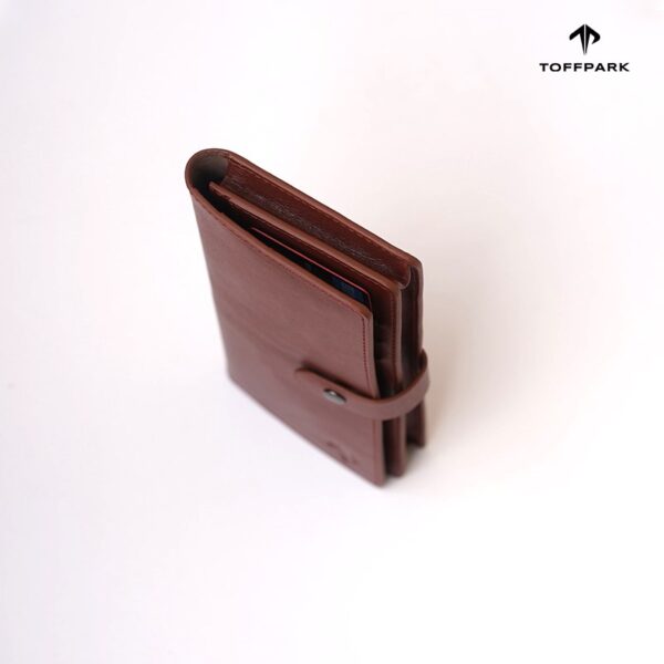 TOFFPARK Multipurpose Leather Long Wallet – Red Wine