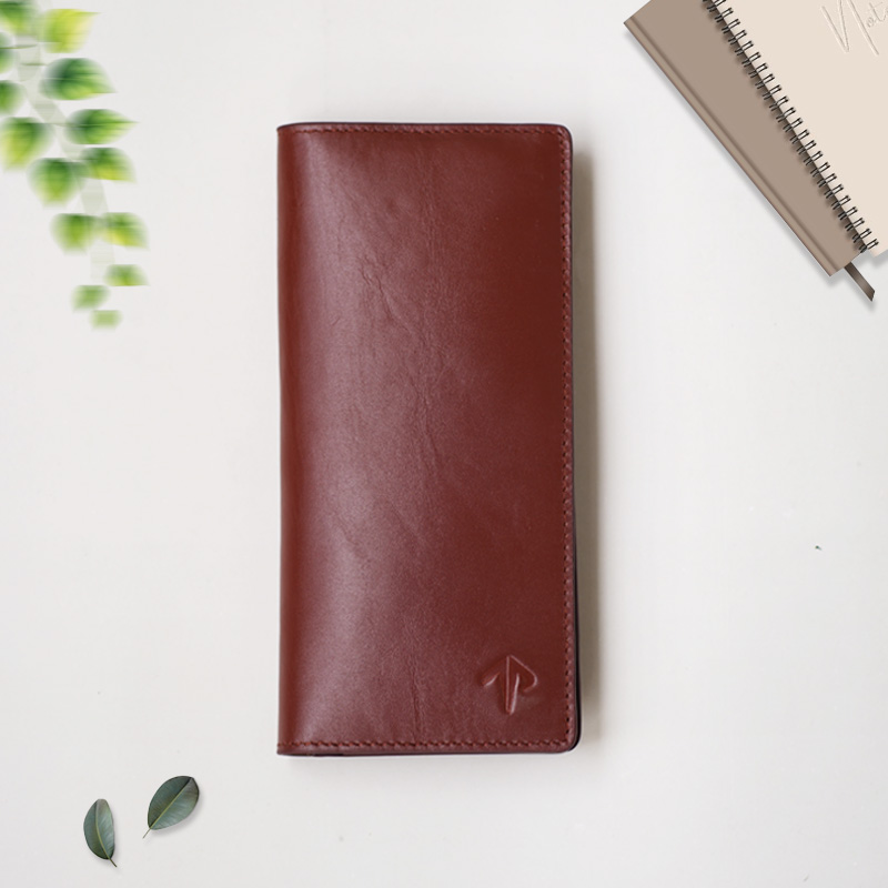 TOFFPARK Multipurpose Leather Long Wallet – Red Wine