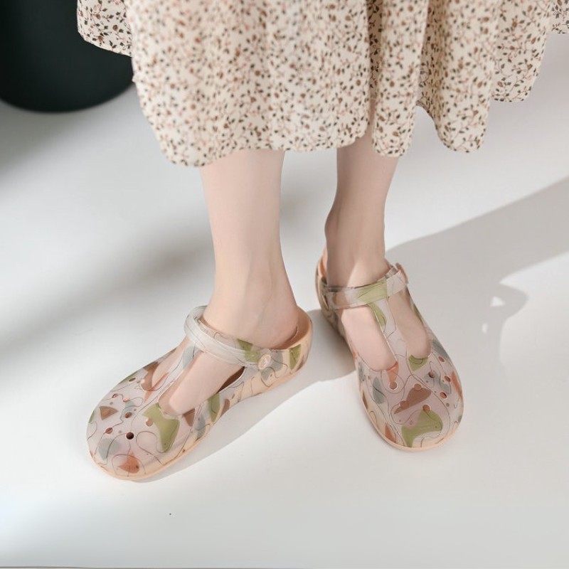 Lightweight Soft Printed Beach Sandal - Multi Color