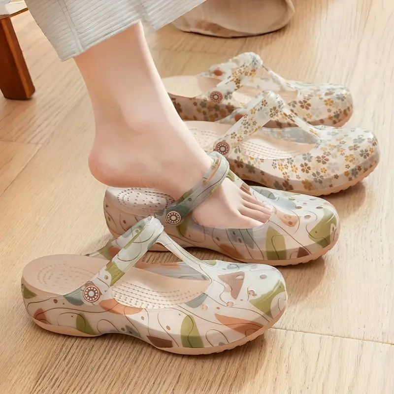 Lightweight Soft Printed Beach Sandal - Multi Color